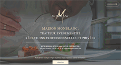 Desktop Screenshot of monblanc-traiteur.com