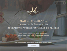 Tablet Screenshot of monblanc-traiteur.com